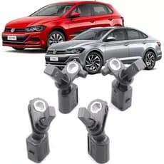 Kit 4 Sensor Freio Abs Fox Polo Virtus Up de 2003 À 2023 - Original