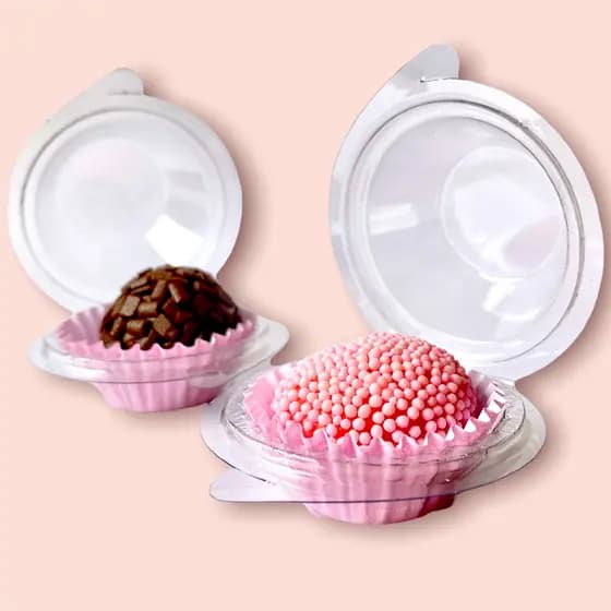 Embalagem para brigadeiro e doces gourmet individual 600 unidades