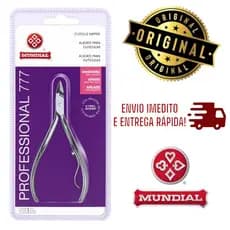 Alicate Cutícula Mundial 777 Profissional Inox Original esterilizável em autoclave