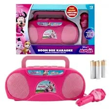 Karaokê Boombox musical infantil patrulha canina Candide Pilhas inclusas