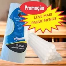 Bastão cola quente grossa 11mm pacote refil 1kg Rendicolla