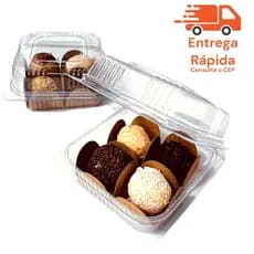 Embalagem para Bolo, Doces, Sobremesa - DOCE QUADRADO (T641) C/200UNI