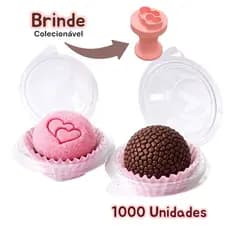 Embalagem para brigadeiro individual Com 1000 unidades