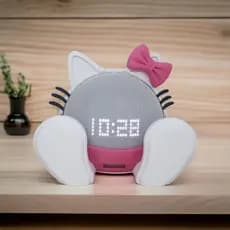 Suporte Alexa Echo Dot 4 ou Echo Dot 5 Hello Kitty ou Gatinha Marie - Escultura, Presente, decoração