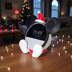 Suporte Alexa Echo SPOT Mickey OU Minnie - Escultura, Presente, decoração natal, Amazon, Disney