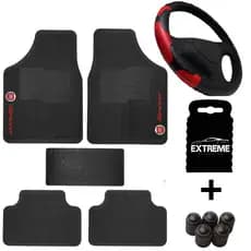 Proteção Volante FIAT Colorida Otimizada + Tapete Carro Automotivo Reforçado -  strada, mobi, fiorino, argo