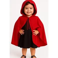 Capa Chapeuzinho Vermelho Infantil