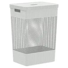 Cesto De Roupa Suja Cesto Organizador C/Tampa  Grande