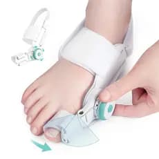 Corretor De Joanete Polegar Valgus Pé Esquerdo E Direito Silicone Macio Universal Melhora Os Ossos Grandes Do