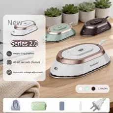 YUNCHI Mini Ferro De Passar A Seco Para Roupas 110V/220V Dual-Voltage 30S Pré-Aquecimento Portátil
