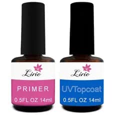 Primer Ácido Em Gel e Top Coat Secagem Rápida Unhas Acrigel Gel Profissional