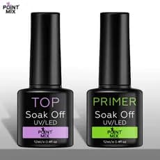 Top Coat e Primer Ácido de Secagem Rápida Unhas Acrigel Gel Finalizador de Unha Profissional