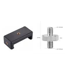 Suporte Clip Para Celular, Com Rosca 1/4 P/tripé Universal com parafuso