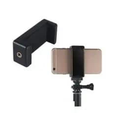 Suporte Celular Clip Parafuso Rosca 1/4 Tripé Ring Light