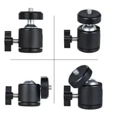 Cabeça Articulada P/ Led Ring Light Cam Tripe Ball Head 1/4
