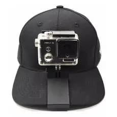 Suporte Para Câmeras e Action Cam Sjcam Gopro Mount Para Boné + Mount Para Trilho Tático Picatinny