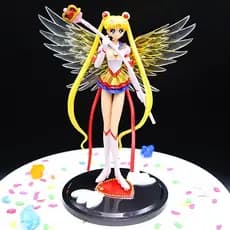 Boneca Sailor Moon Anime sailor moon Tsukino Usagi Asas action figure boneca De Brinquedo Action Figure Decoração Do Bolo Modelo Coleção Presente Brinquedos De Casamento