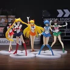 Action figures anime Sailor Moon - Usagi Tsukino Minako Aino Ami Mizuno Rei Hino Makoto Kino Tuxedo Mask