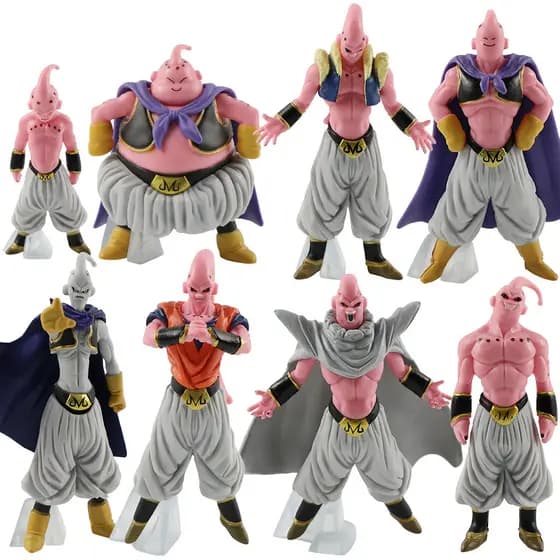 bonecos Majin Boo Figures Dragon Ball Z Bonecos Colecionáveis action figure goku freeza vegeta super gt heroes Evil Boo, Kid Boo, Super Boo, Super Boo Gotenks, Super Boo Piccolo, Super Boo Gohan, Boo Super Slim Magro