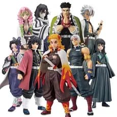 Boneco Kimetsu No Yaiba Hashira Figure hashiras Shinobu Tengen Tokito Mitsuri Sanemi Obanai Tomioka Inosuke Brinquedo Miniatura