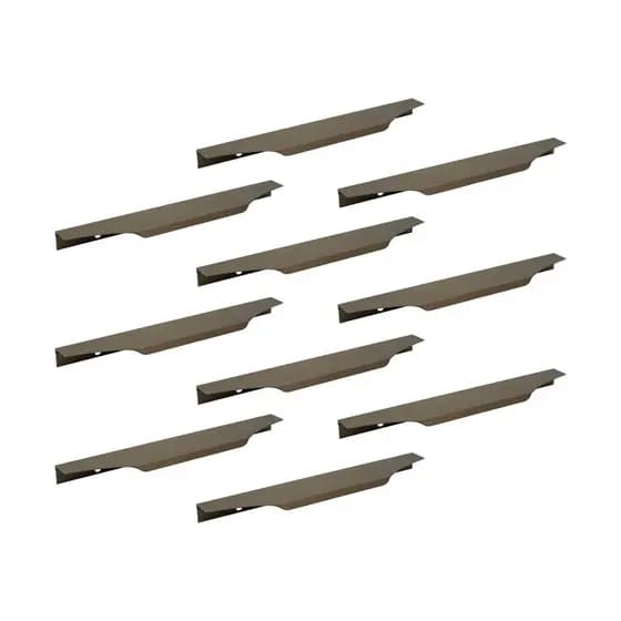 15 Uni Puxador Para Porta Armário Alça Olimpia Fosco 192mm