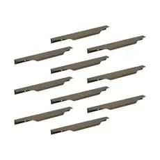 15 Uni Puxador Para Porta Armário Alça Olimpia Fosco 192mm