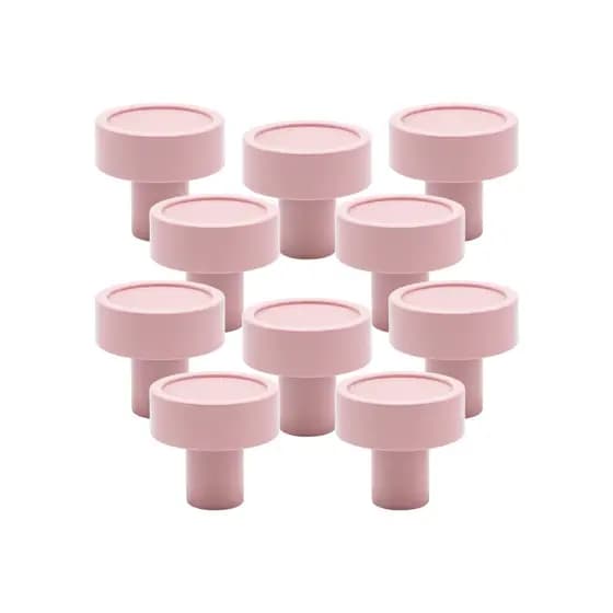 10 Puxador Kids Ponto 1 Furo Para Moveis Gaveta Infantil