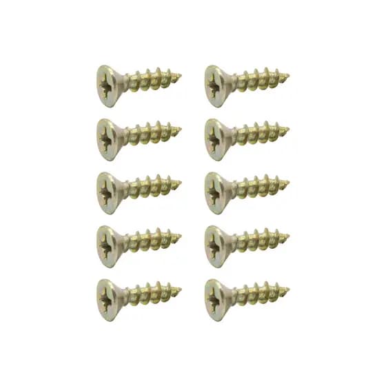 Kit 50 Parafusos Chipboard Phillips Cabeça Chata Madeira 3,5x14mm