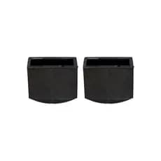 Sapata Pe Borracha Para Escada De Aluminio 21x63mm Kit 2 Pçs