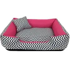 Cama pet 60 x 60 cm caminha para cachorro lavável tamanho M c/ zíper fundo impermeável