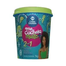 Corpo Dourado Me Cacheia Muito+ 1kg | Creme de Pentear e Hidratação para Cachos