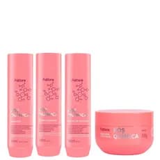 Linha Pós-Química Fattore – Reconstrução, Hidratação & Antifrizz  Shampoo, Condicionador, Creme e Mascara