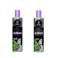 Kit Shampoo e Condicionador Cachos Todo Poderoso Corpo Dourado | Nutrição e Controle de Frizz