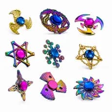 Fidget Hand Spinner Metal Dos Raros Anti Ansiedade Premium