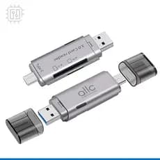 Leitor De Cartão De Memória Sd Micro Sd Tf Usb 3.0 Usb C