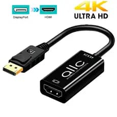 Cabo Adaptador Displayport DP Para HDMI 4K Slim Conversor De Vídeo e Áudio Não-Bidirecional - ALLC