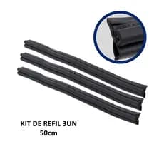 Refil Rodo Aluminio Rodos 2000 - KIT com 3 Unidades - Rodos 2000