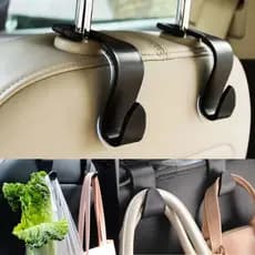 Gancho Universal Porta Objeto Carro Porta Bolsa Sacola Organizador Automotivo FIxação Banco Encosto