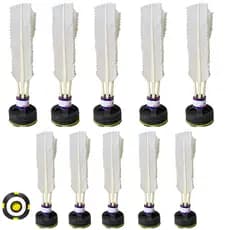Kit Petecas Oficial Refletiva Tradicional Super Profissional Sakisteca Nova Peteca p/ jogos noturnos