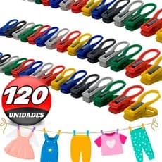 Kit Pregador De Roupas Reforçado 100% Plástico Prendedor de Roupas Ótima Qualidade