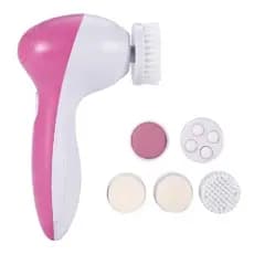 Aparelho 5 em 1 Massageador Limpa Hidrata e Esfolia a Pele seu Skin Care Diário Completo