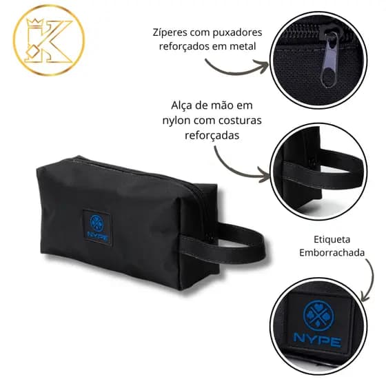 Bolsa Feminina Oraganizadora Necessaire Para Viagem Nype Preto