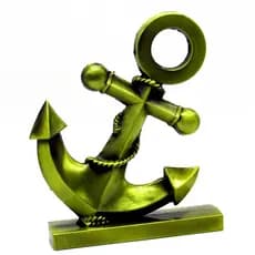 Âncora De Ferro Ornamento Decoração Enfeite Navio Mesa Sala
