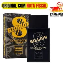 Perfume Paris Elysees Billion Casino Royal 100ML  Original com Nota Fiscal