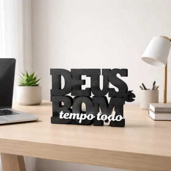 Letreiro Decorativo | Decoração Cristã Minimalista