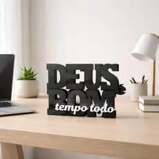 Letreiro Decorativo | Decoração Cristã Minimalista