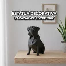 Estátua Decorativa | Mini Escultura Moderna para Decoração