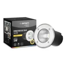 Balizador Embutido De Solo Chão Led 5w 3000k 30° Ip65 Alumínio