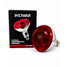 Lâmpada Infravermelho 127v 250W Luz Vermelha E27 Tratamento Muscular Fisioterapia
