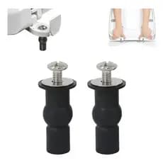 Parafuso Fixação Tampa de Vaso Assento Bucha Expansiva  Carrara, Monte Carlo, Vogue Plus Deca Vaso Sanitário Cor Preto